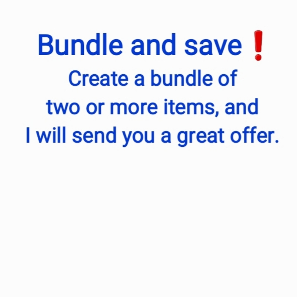 Bundle and save!